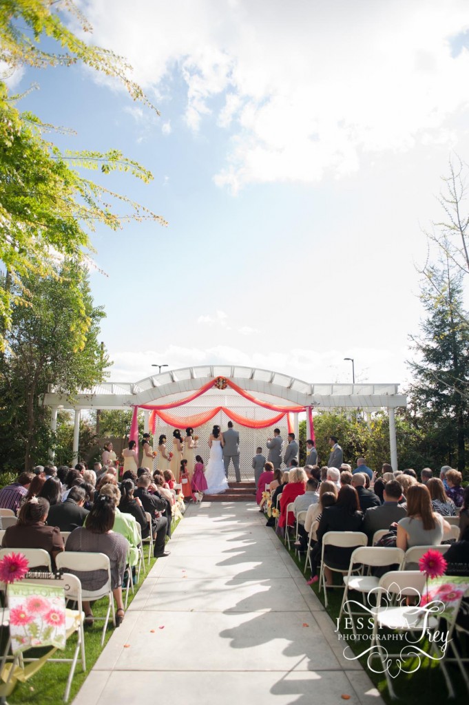 Wedding ceremony at Noriega House