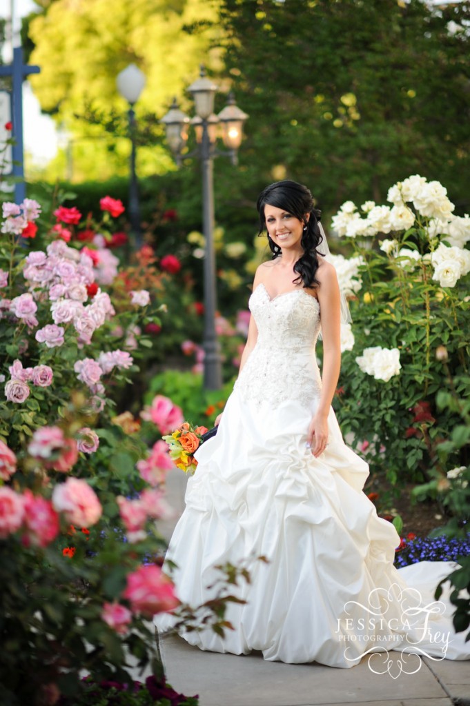 Bride at Noriega House, Bakersfield