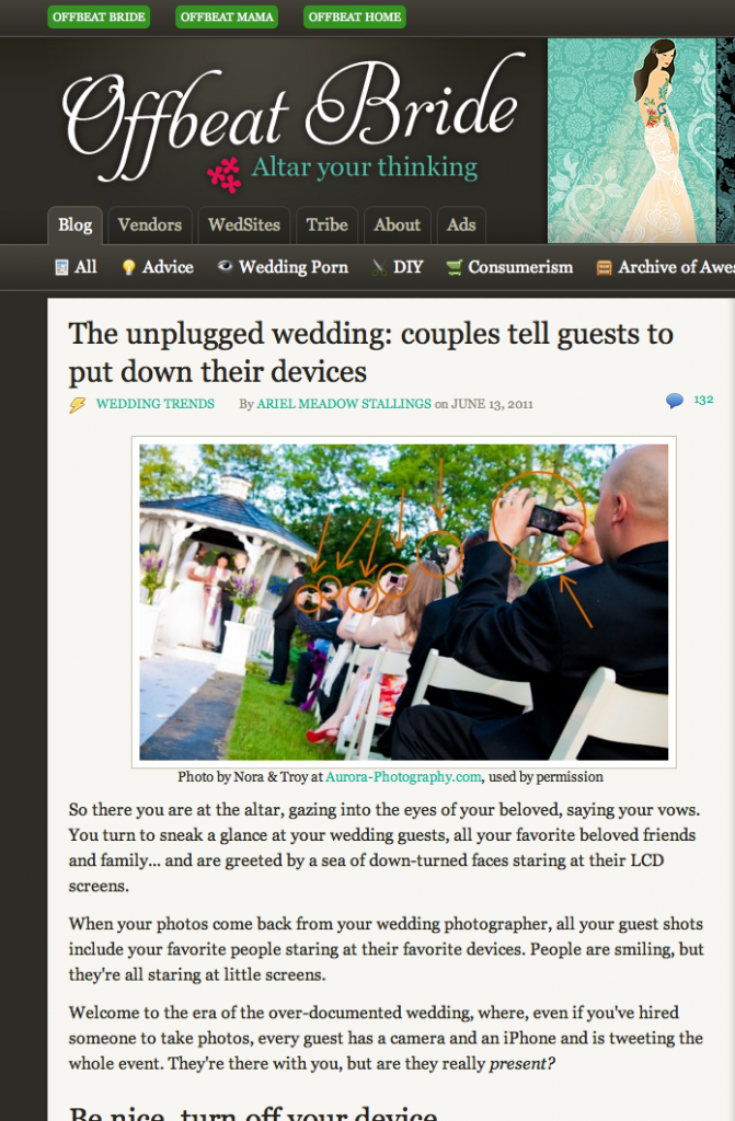Unplugged Wedding