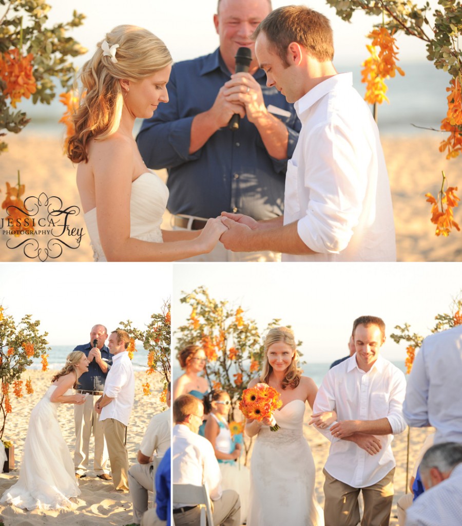 beach wedding photos