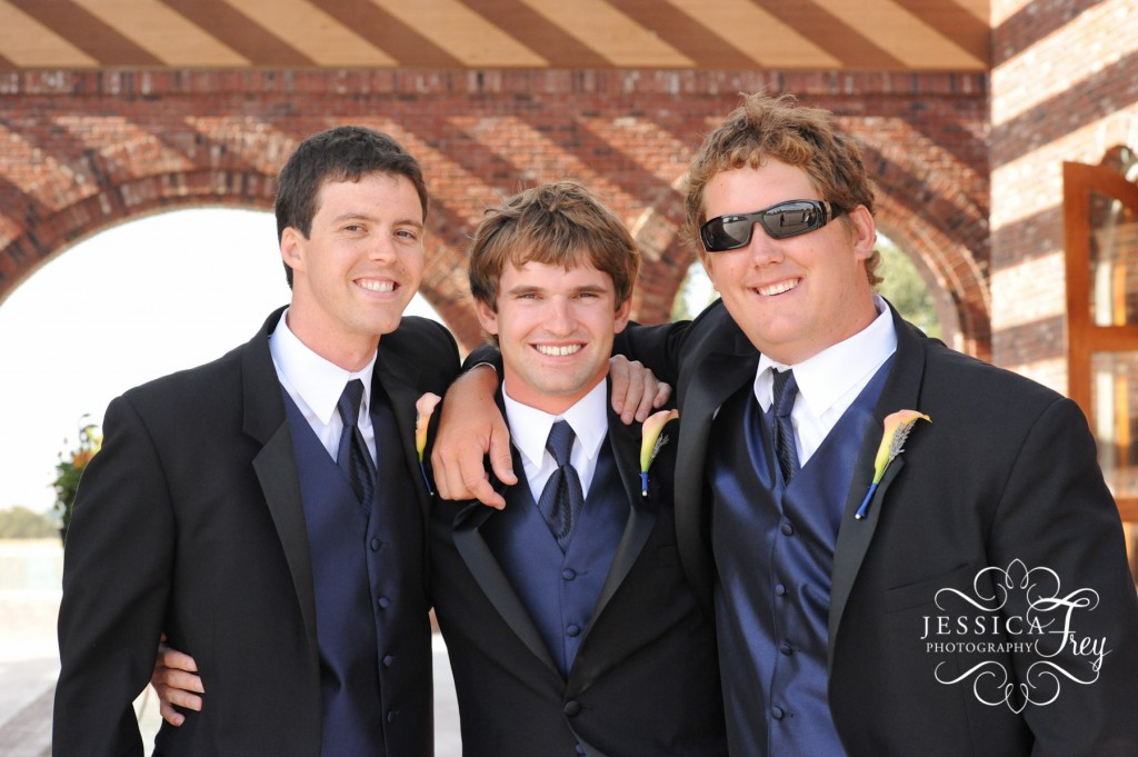 groomsmen suits with blue vests
