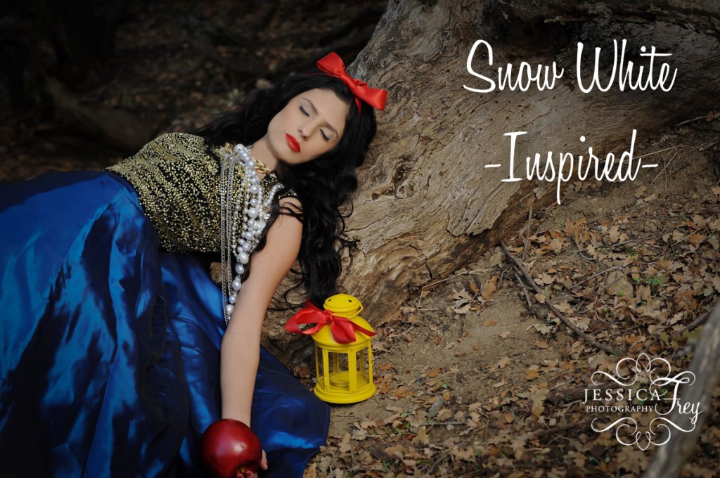 Snow White photo shoot