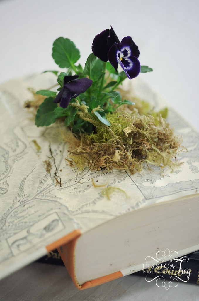 book plant centerpiece