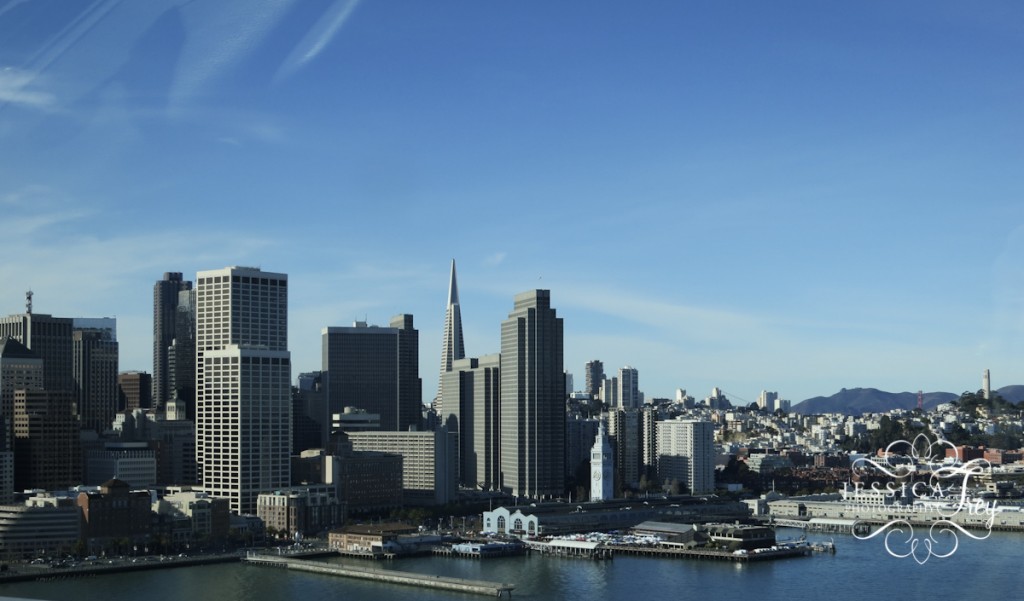 view of San Francisco from Bay Bridge