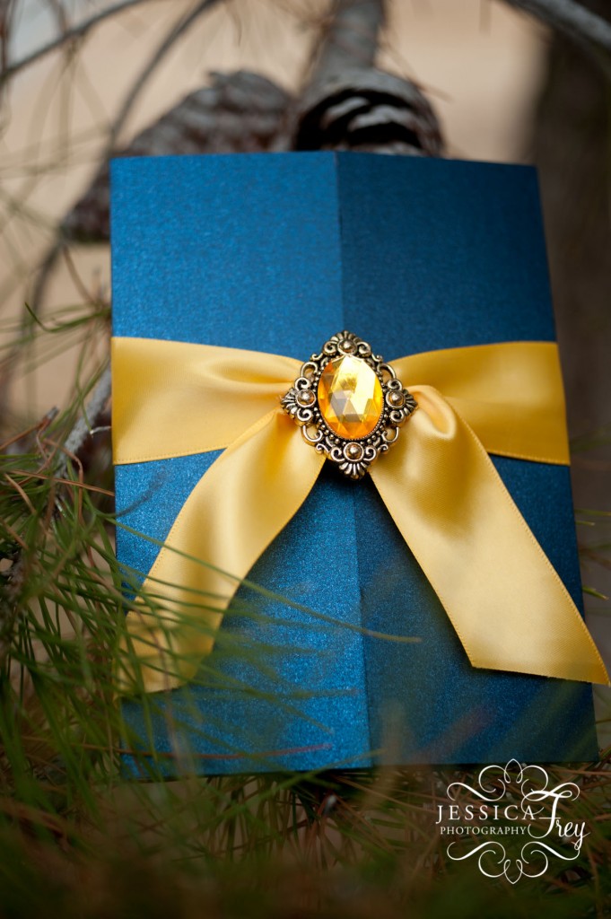 yellow and navy custom invitations, Matinae Designs