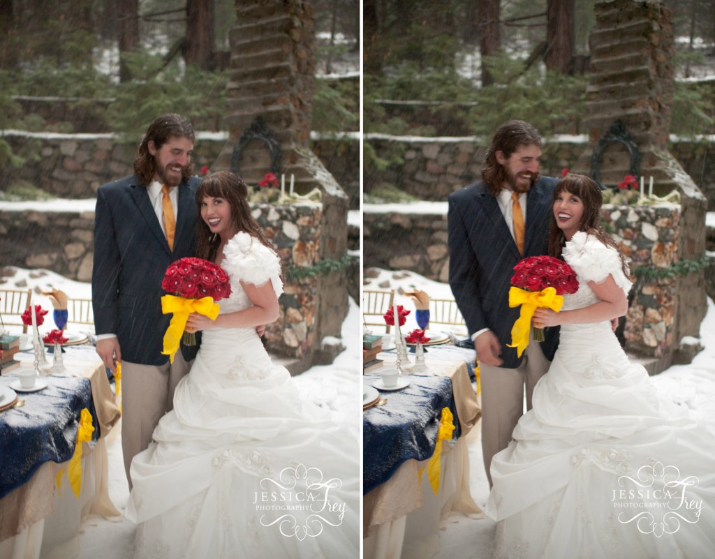 Jessica Frey Photography, yellow and navy bride and groom