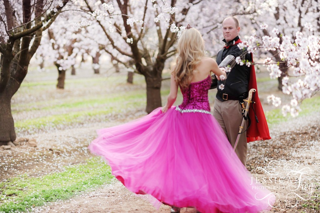 Jessica Frey Photography, prince Philip and princess aurora, sparkly pink dress