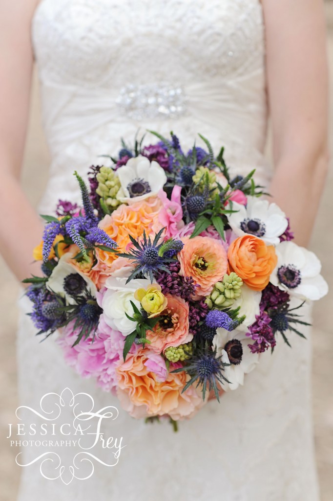 Jessica Frey Wedding Photography , House of Flowers, english garden wedding bouquet