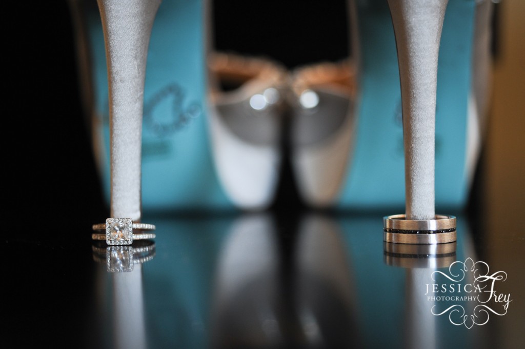 David & Shereen wedding, Bakersfield wedding photographer, white and turquoise wedding heels
