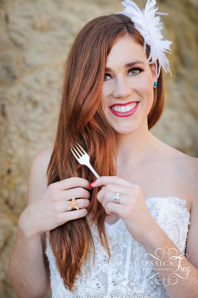 Jessica Frey Photography, Teal & Coral wedding, beach wedding, nautical wedding, princess inspired wedding, Disney wedding