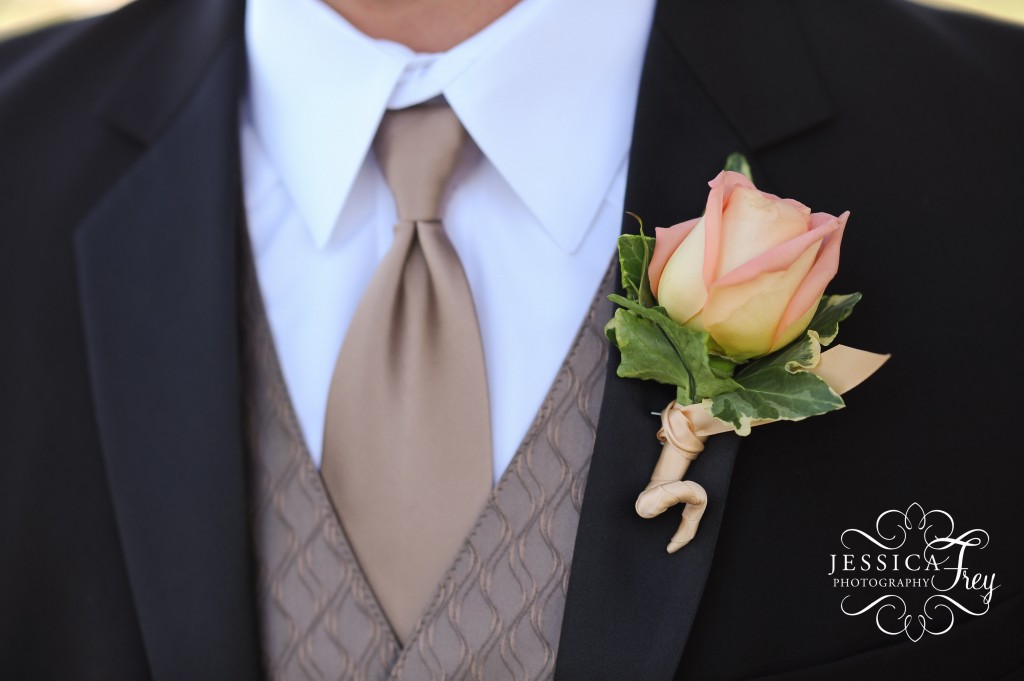 Jessica Frey Photography, blush rose wedding boutonniere, Flourishing Arts flowers