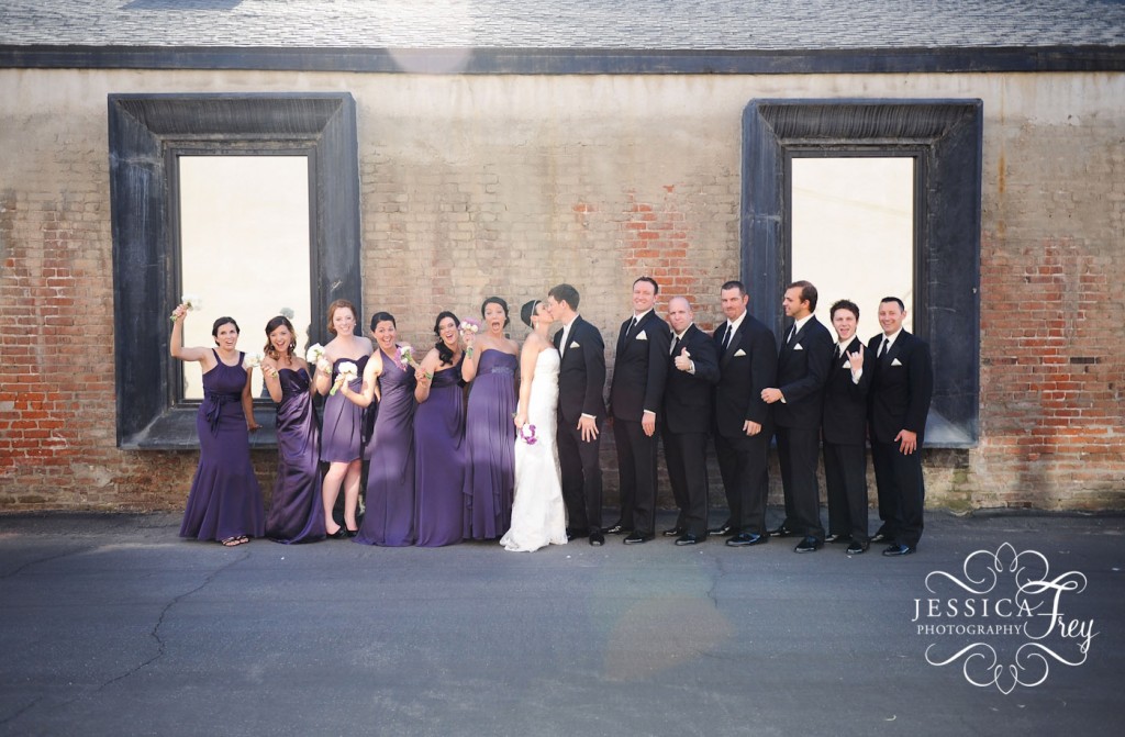 Jessica Frey Photography, purple and black wedding, Austin wedding photographer