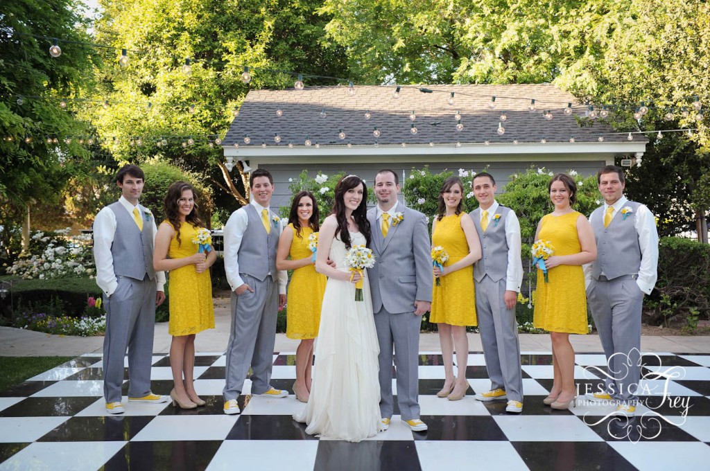 Jessica Frey Photography, yellow bridesmaid dresses