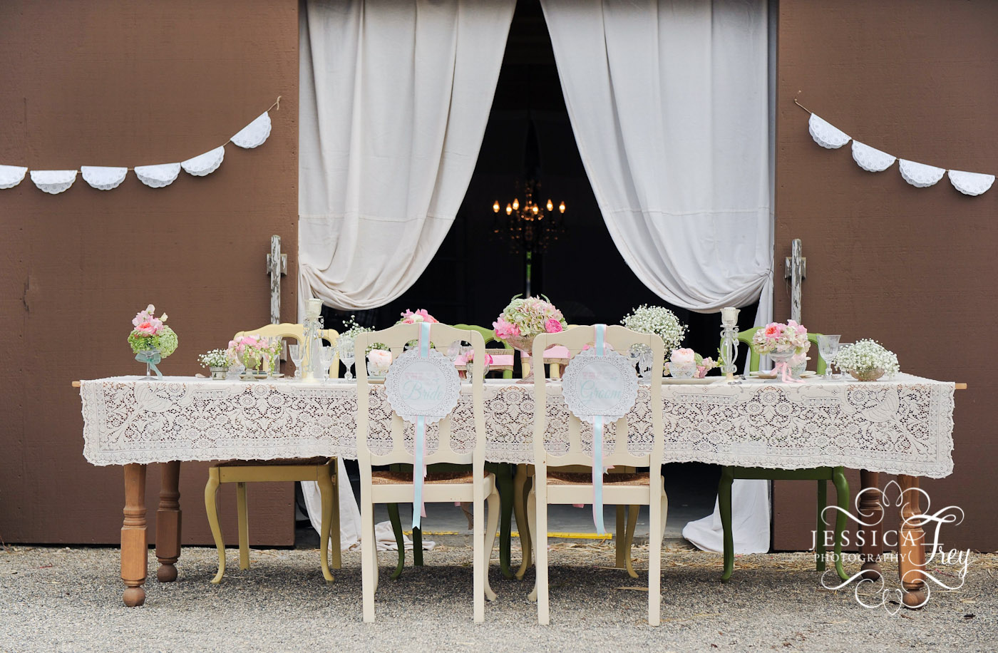 Jessica Frey Photography, mink and pink wedding