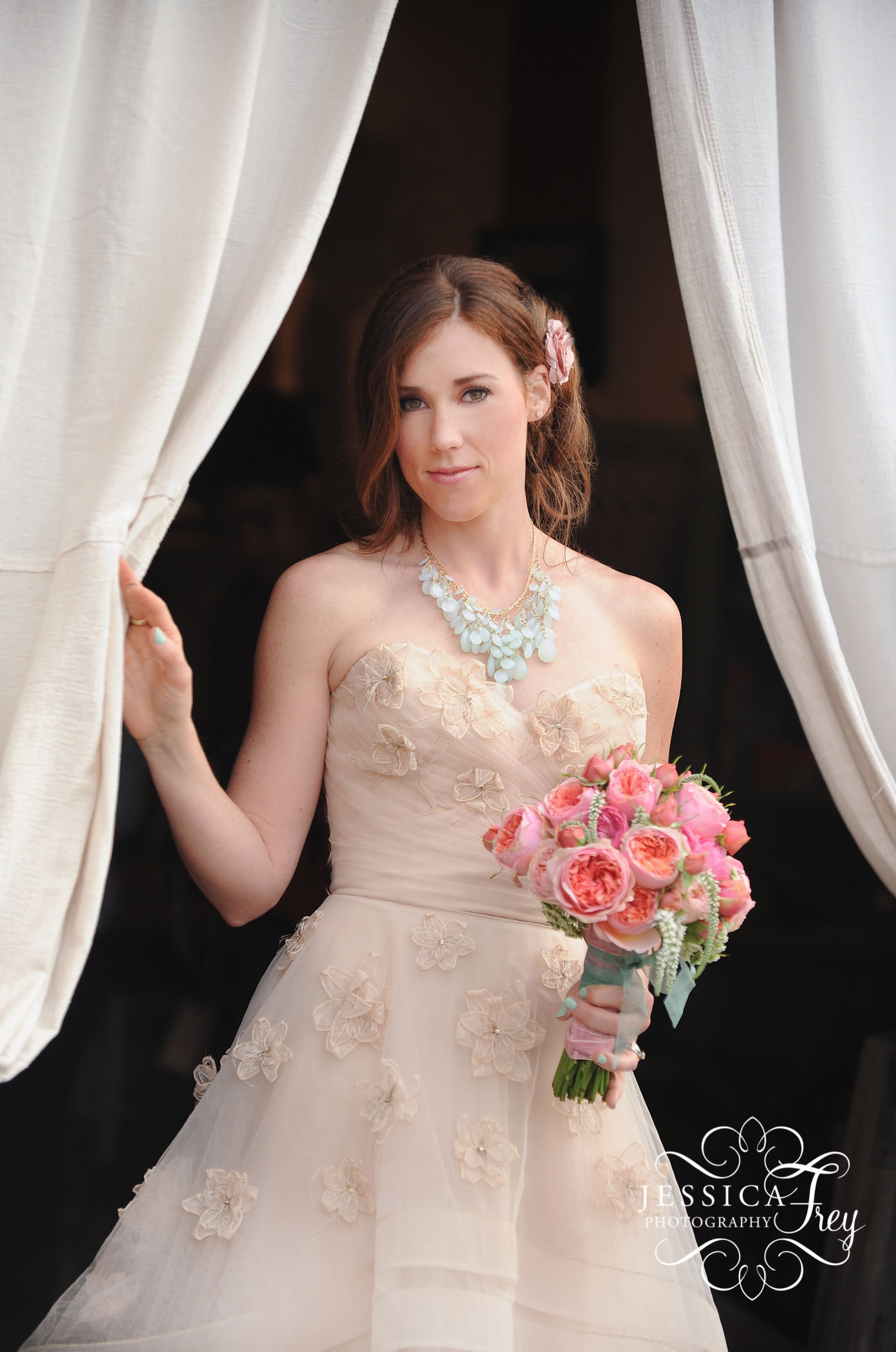 Jessica Frey Photography, mint and blush wedding