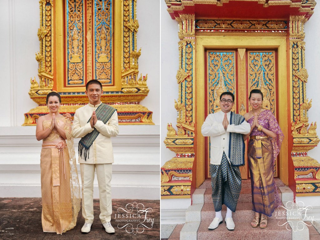 Jessica Frey Photography, Thailand Chalong Temple bride groom