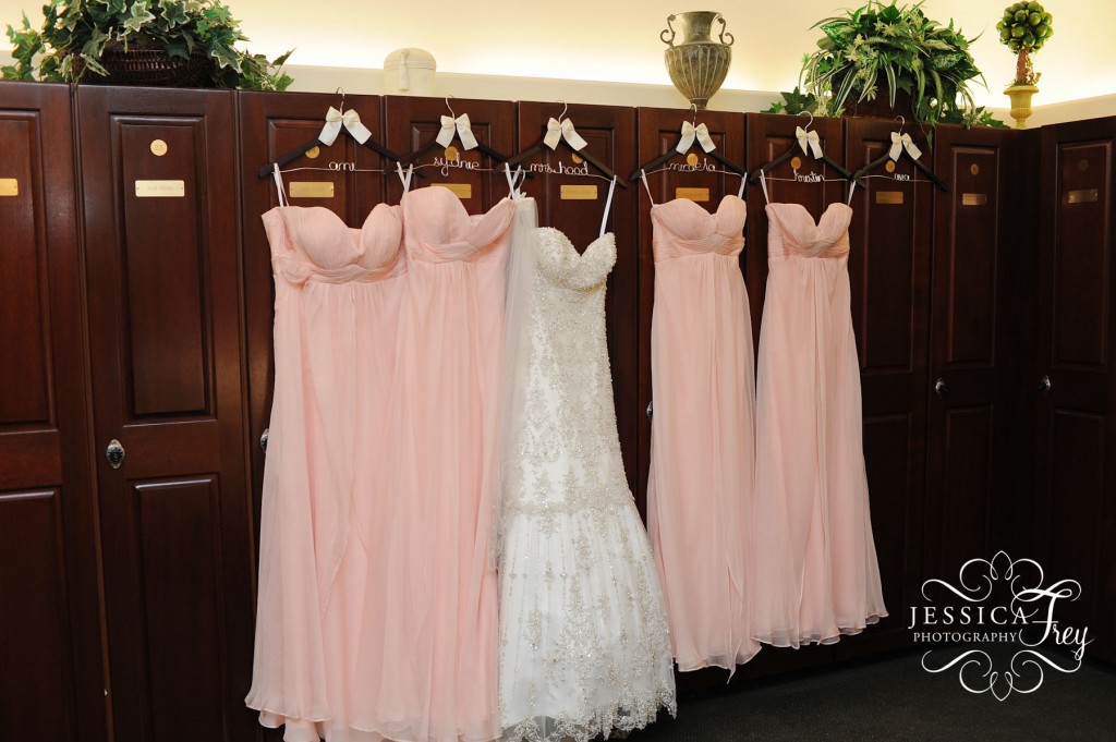 Jessica Frey Photography, blush bridesmaid dresses