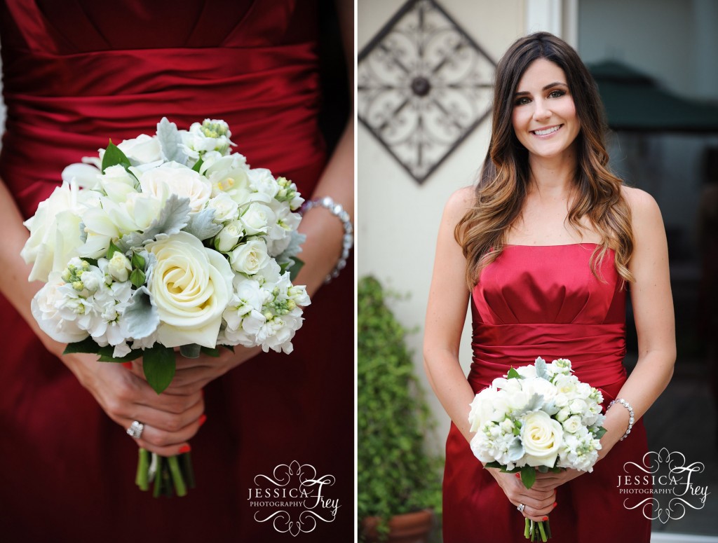 Jessica Frey, Austin wedding photographer, white bridesmaid bouquet