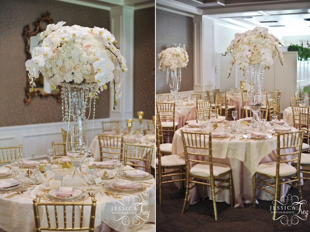 Jessica Frey, Austin wedding photographer, pink and champagne wedding flowers orchids