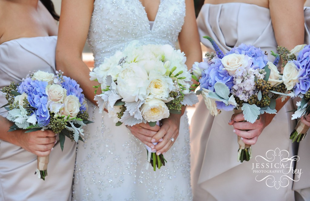 Jessica Frey, Austin wedding photographer, purple bridesmaid bouquet