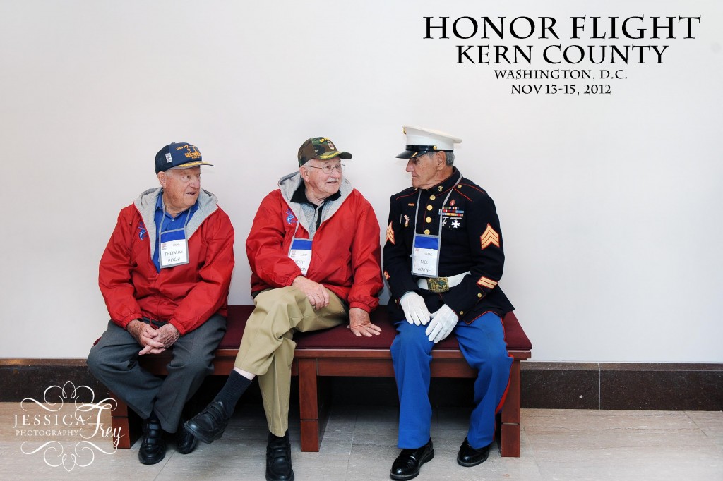 Honor Flight, World War Two Veterans, Jessica Frey Photography