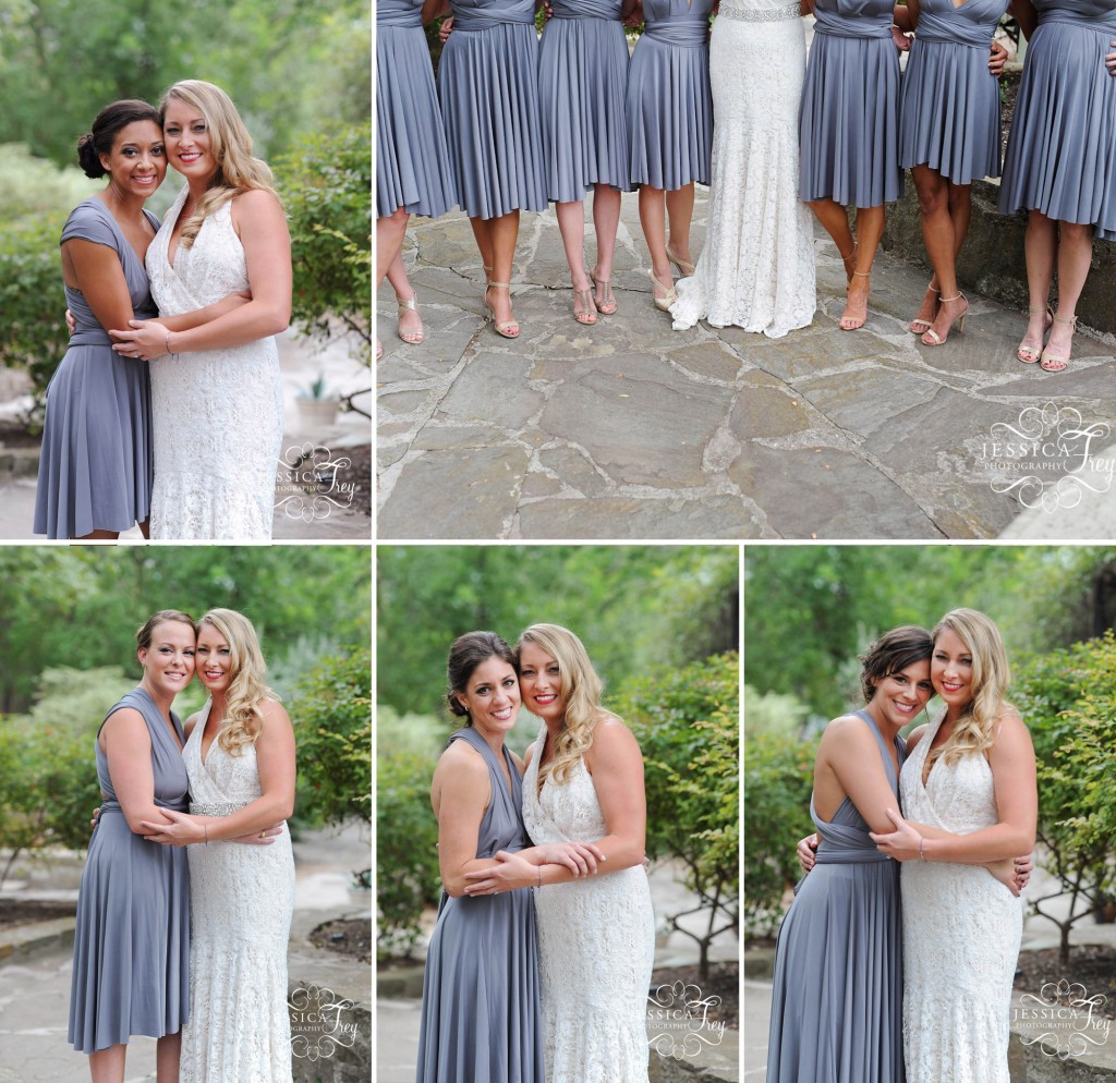 Jessica Frey Photography, Austin wedding photographer, grey tan wedding ideas, two birds bridesmaid dresses grey