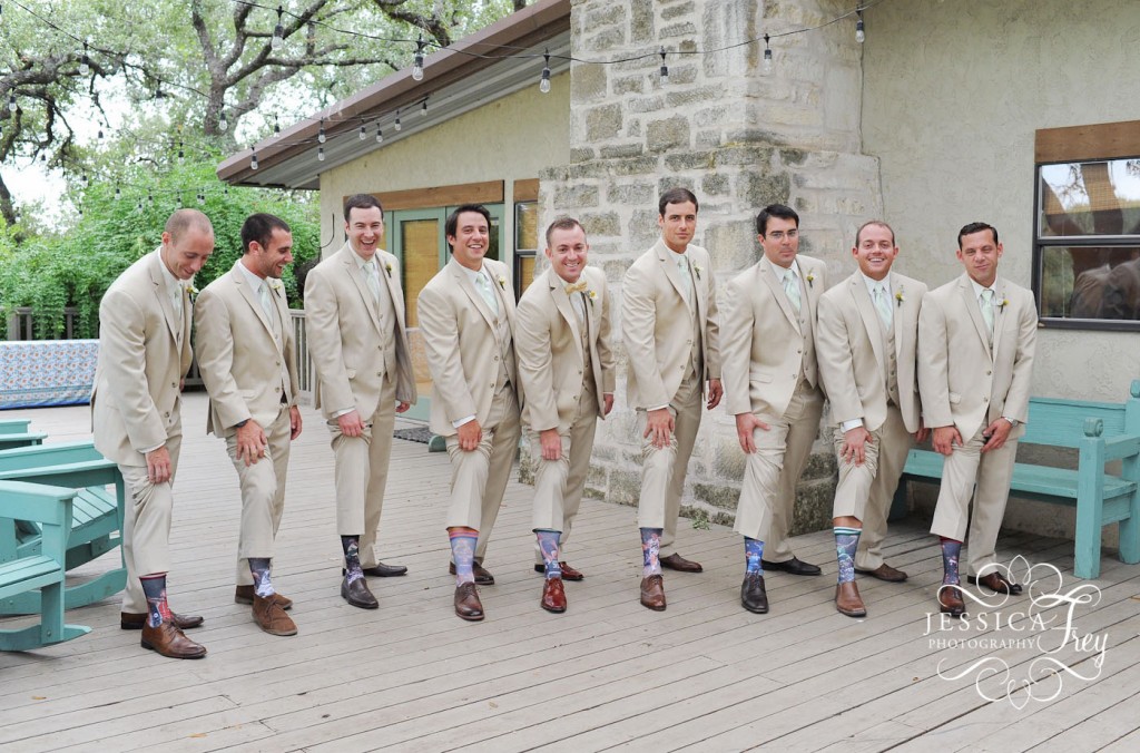 Jessica Frey Photography, Austin wedding photographer, grey tan wedding ideas, groomsmen basketball socks