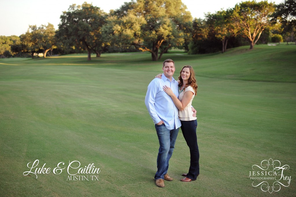 Jessica Frey Photography, Austin wedding photographer, Austin engagement photos, Austin engagement photographer, Barton Creek Country Club golf course engagement photos