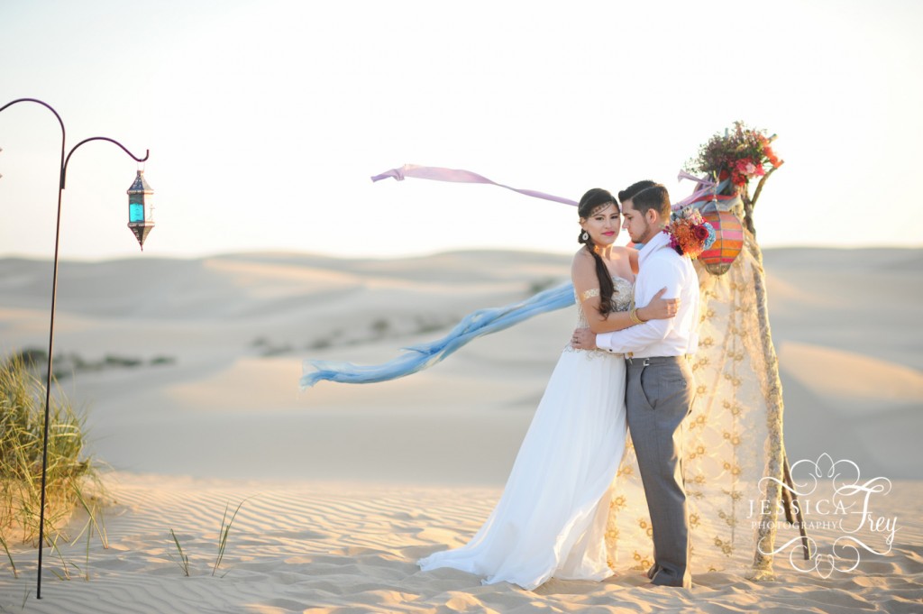 Jessica Frey Photography, Fairytale wedding photographer, Disney wedding, Aladdin wedding, sand dune aladdin inspired wedding, gold wedding ideas, 