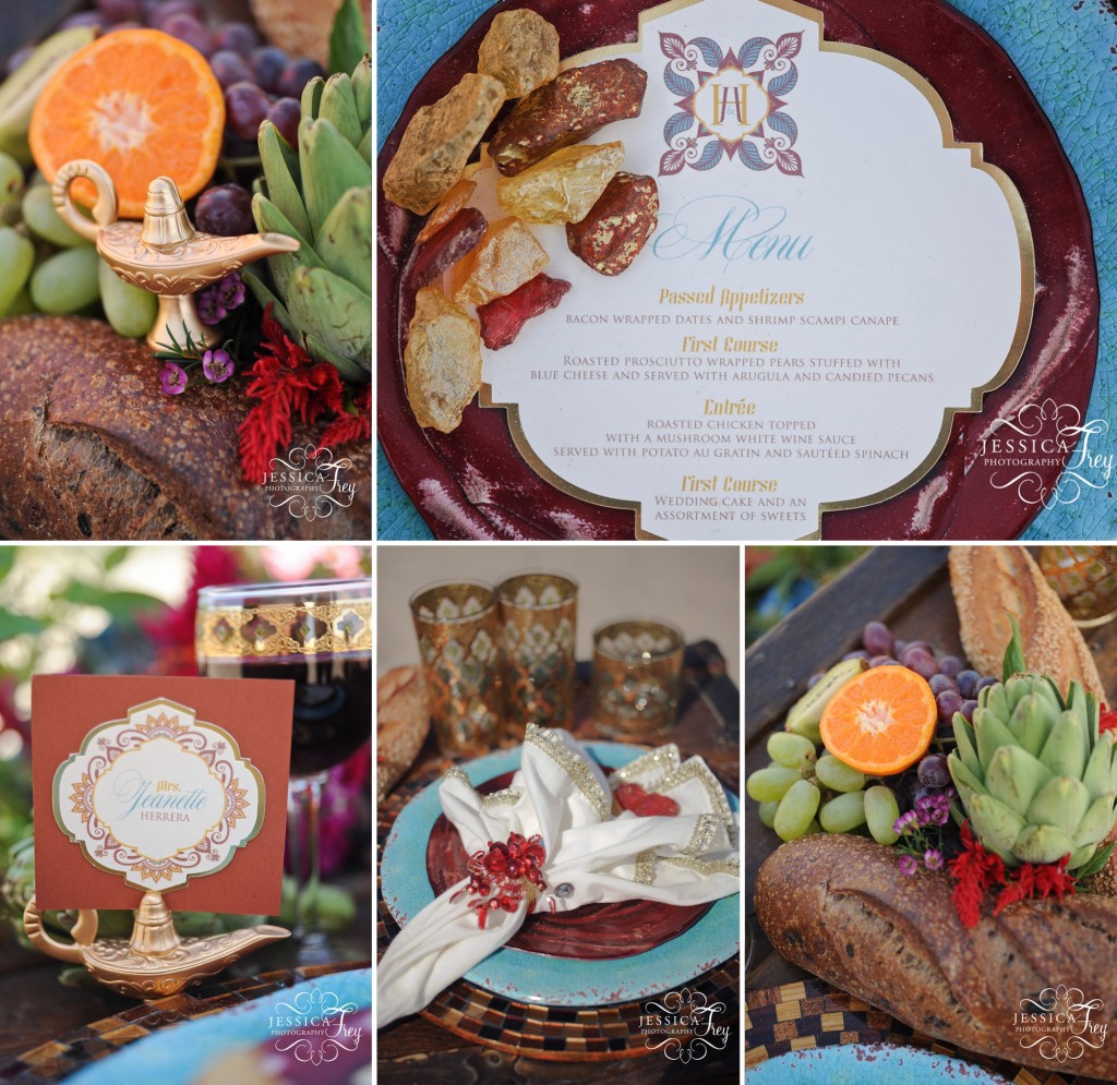 Aladdin wedding, Jessica Frey Photography, Fairy Tale wedding, marsala gold turquoise wedding