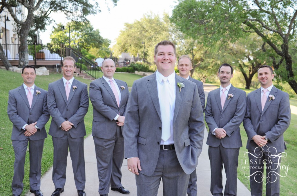 Jessica Frey Photography, Austin wedding photographer, Omni Barton Creek wedding, Austin wedding, Aggie Wedding, pink grey wedding